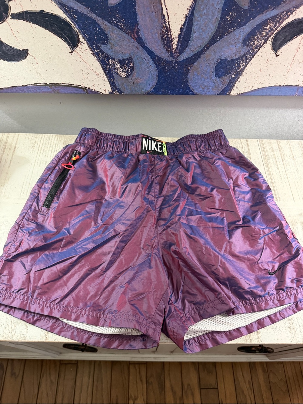 Nike Men’s Iridescent Purple Athletic Shorts